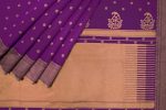 1ATTRACTIVE LICHI SILK JACQUARD WORK SAREE WITH UNSTITCHED BLOUSE BRIDAL WEAR WHOLESALE PRICE ETHNIC GARMENT (16)