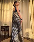 1ATTRACTIVE LICHI SILK JACQUARD WORK SAREE WITH UNSTITCHED BLOUSE FESTIVAL WEAR WHOLE SALE PRICE ETHNIC GARMENT (86)
