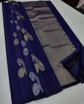 1ATTRACTIVE LICHI SILK JACQUARD WORK SAREE WITH UNSTITCHED BLOUSE PARTY WEAR WHOLE SALE PRICE ETHNIC GARMENT (18)