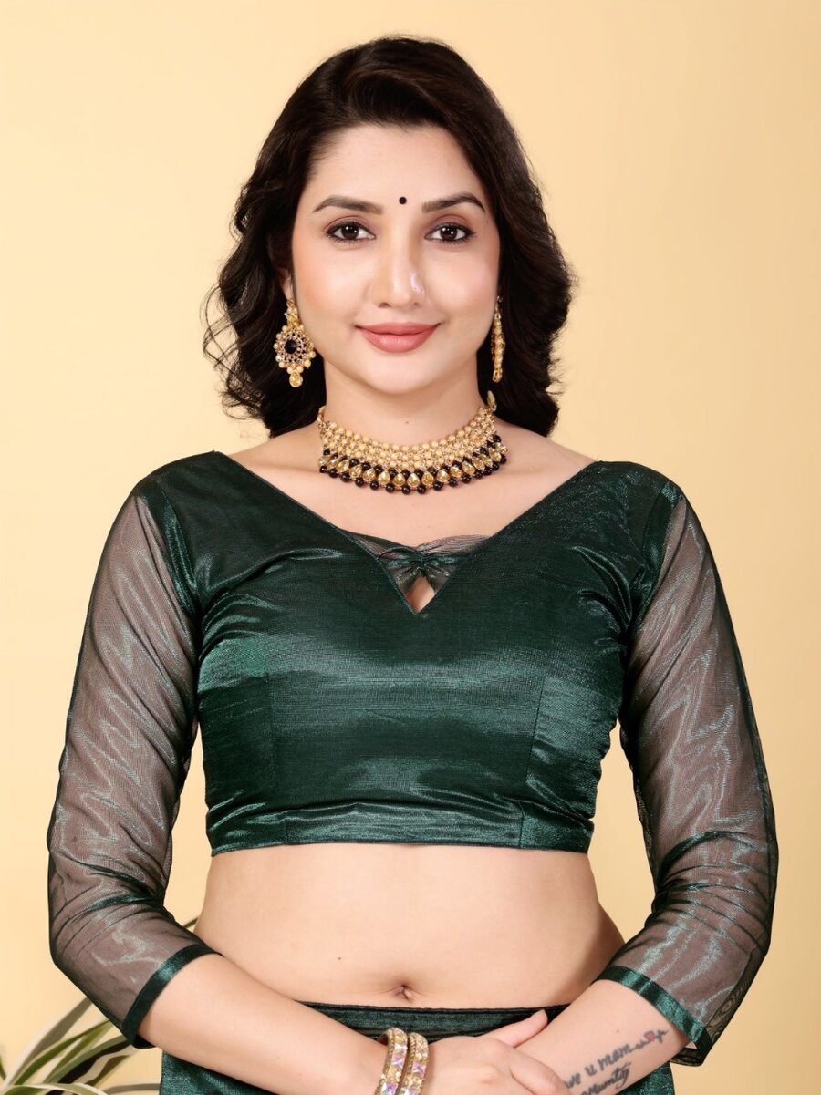 1ATTRACTIVE TWILL NET MULTI WORK SAREE WITH UNSTITCHED BLOUSE PARTY WEAR WHOLESALE PRICE ETHNIC GARMENT (12)