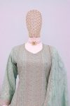 1BOLLYWOOD CHINON EMBROIDERY WORK TOP PALAZZO WITH DUPATTA CASUAL WEAR WHOLESALE PRICE ETHNIC GARMENT (38)