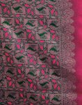 1DESIGNER LICHI SILK ORGANIC BANARASI SAREE WITH UNSTITCHED BLOUSE FESTIVAL WEAR WHOLESALE PRICE ETHNIC GARMENT (27)