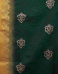 1DESIGNER LICHI SILK ORGANIC BANARASI SAREE WITH UNSTITCHED BLOUSE FESTIVAL WEAR WHOLESALE PRICE ETHNIC GARMENT (50)
