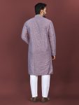 1ATTRACTIVE MATKA SILK SILVER JARI WITH EMBROIDERY BUTI KURTA PAYJAMA PARTY WEAR WHOLESALE PRICE ETHNIC GARMENT (44)