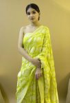1DESIGNER SOFT LICHI SILK JACQUARD WORK SAREE WITH UNSTITCHED BLOUSE PARTY WEAR WHOLESALE PRICE ETHNIC GARMENT (11)