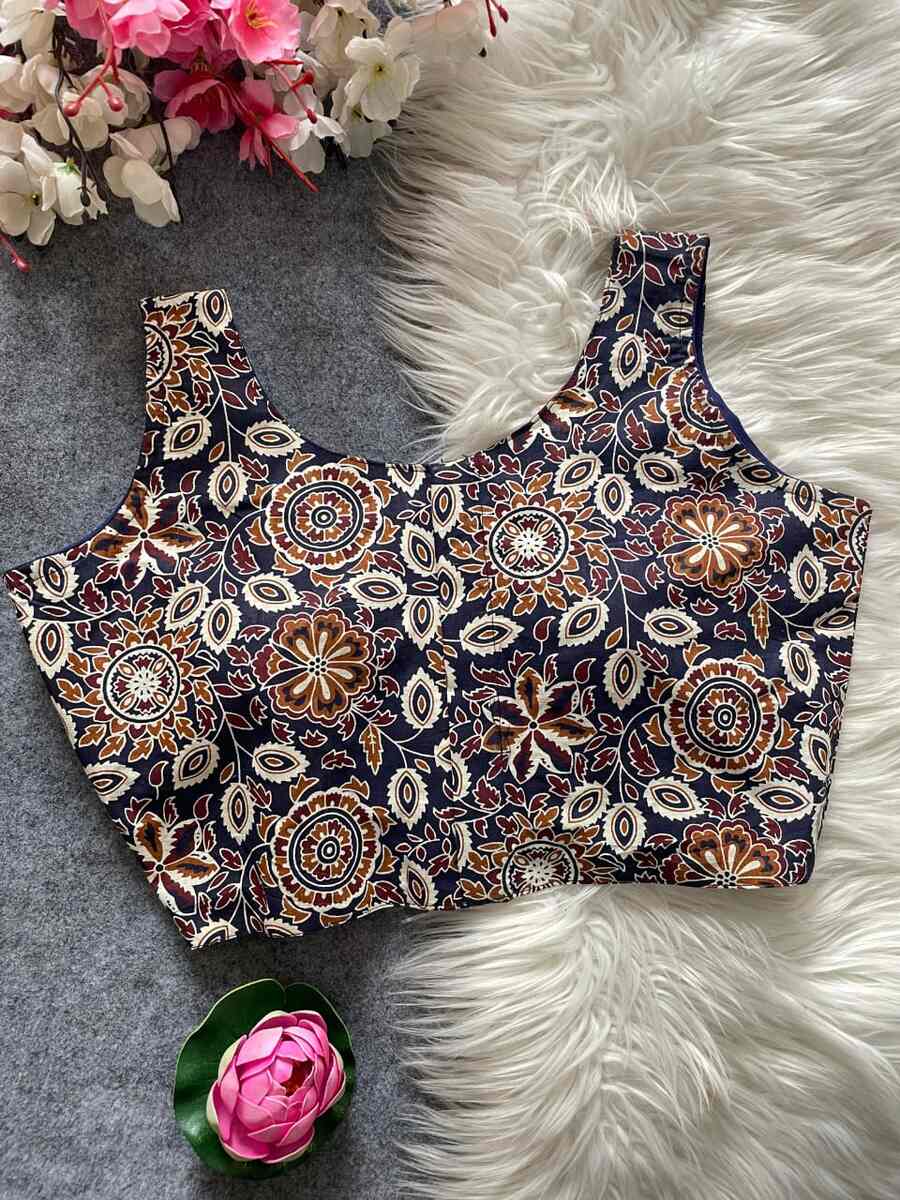 1FANCY AJRAKH COTTON STITCHED BLOUSE FESTIVE WEAR WHOLESALE PRICE ETHNIC GARMENT (4)