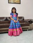 1FANCY SILK DIGITAL PRINTED KID’S GOWN FESTIVE WEAR WHOLESALE PRICE ETHNIC GARMENT (15)