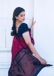 1FASHIONABLE LICHI SILK JACQUARD WORK SAREE WITH UNSTITCHED BLOUSE PARTY WEAR WHOLESALE PRICE ETHNIC GARMENT (3)