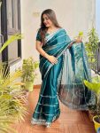 1LUXURY PURE SOFT JIMMY CHOO SILK SEQUENCE WORK WITH WORK BORDER SAREE WITH UNSTITCHED BLOUSE PARTY WEAR WHOLESALE PRICE ETHNIC GARMENT (18)