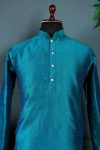 1MODERN BANGLORI SILK PLAIN WORK KURTA PAYJAMA OFFICE WEAR WHOLESALE PRICE ETHNIC GARMENT (20)