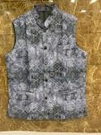 MODERN RAYON DIGITAL PRINT WORK ONLY JACKET GREY