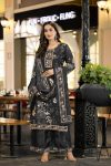 1MODERN SOFT CHINON DIGITAL PRINT AND HANDWORK TOP BOTTOM WITH DUPATTA CASUAL WEAR WHOLESALE PRICE ETHNIC GARMENT (30)
