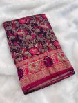 2ATTRACTIVE KANJIVARAM SOFT SILK ZARI WOVEN SAREE WITH UNSTITCHED BLOUSE WEDDING WEAR WHOLESALE PRICE ETHNIC GARMENT (5)
