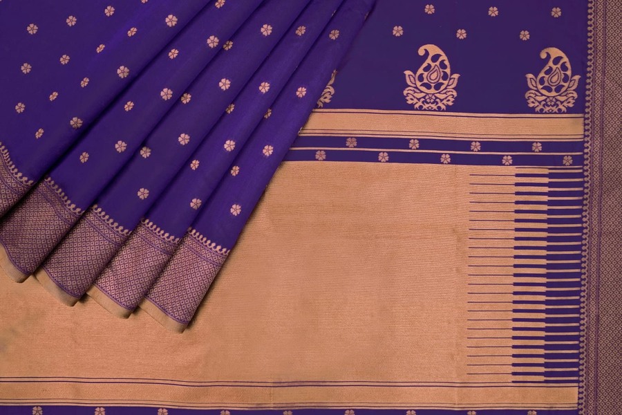 2ATTRACTIVE LICHI SILK JACQUARD WORK SAREE WITH UNSTITCHED BLOUSE BRIDAL WEAR WHOLESALE PRICE ETHNIC GARMENT (4)