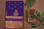 2ATTRACTIVE LICHI SILK JACQUARD WORK SAREE WITH UNSTITCHED BLOUSE BRIDAL WEAR WHOLESALE PRICE ETHNIC GARMENT (4)