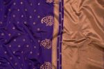 2ATTRACTIVE LICHI SILK JACQUARD WORK SAREE WITH UNSTITCHED BLOUSE BRIDAL WEAR WHOLESALE PRICE ETHNIC GARMENT (4)