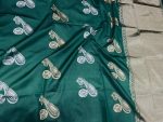 2ATTRACTIVE LICHI SILK JACQUARD WORK SAREE WITH UNSTITCHED BLOUSE PARTY WEAR WHOLE SALE PRICE ETHNIC GARMENT (17)