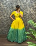 2FANCY MUL COTTON HAND WORK GOWN FESTIVE WEAR WHOLESALE PRICE ETHNIC GARMENT (4)