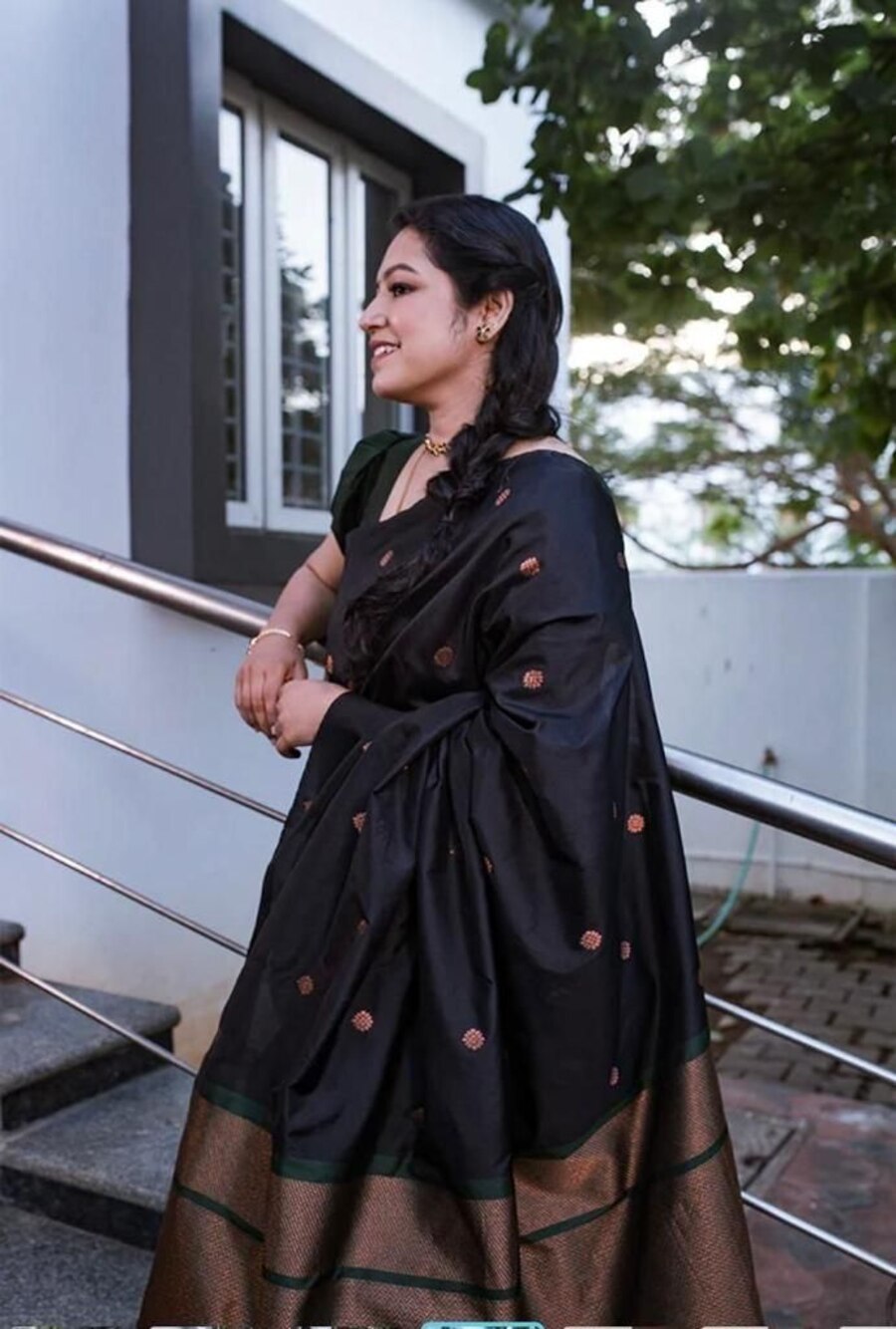 2FASHIONABLE LICHI SILK JACQUARD WORK SAREE WITH UNSTITCHED BLOUSE PARTY WEAR WHOLESALE PRICE ETHNIC GARMENT (12)