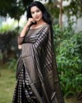 2FASHIONABLE SOFT LICHI SILK JACQUARD WORK SAREE WITH UNSTITCHED BLOUSE PARTY WEAR WHOLESALE PRICE ETHNIC GARMENT (14)