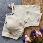 2LATEST KHADI COTTON THREAD SEQUENCE WORK STITCHED BLOUSE PARTY WEAR WHOLESALE PRICE ETHNIC GARMENT (4)