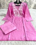 2LATEST RAYON COTTON EMBRODERY WORK KURTI WITH BOTTOM CASUAL WEAR WHOLESALE PRICE ETHNIC GARMENT (22)