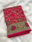 3ATTRACTIVE KANJIVARAM SOFT SILK ZARI WOVEN SAREE WITH UNSTITCHED BLOUSE WEDDING WEAR WHOLESALE PRICE ETHNIC GARMENT (8)