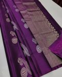 3ATTRACTIVE LICHI SILK JACQUARD WORK SAREE WITH UNSTITCHED BLOUSE PARTY WEAR WHOLE SALE PRICE ETHNIC GARMENT (6)