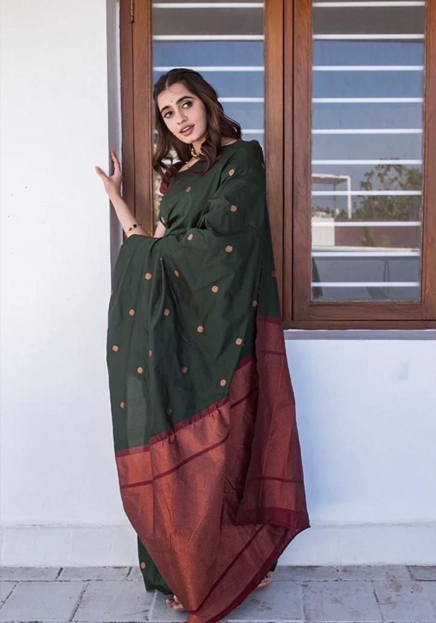 3FASHIONABLE LICHI SILK JACQUARD WORK SAREE WITH UNSTITCHED BLOUSE PARTY WEAR WHOLESALE PRICE ETHNIC GARMENT (20)