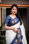 3FASHIONABLE LICHI SILK JACQUARD WORK SAREE WITH UNSTITCHED BLOUSE PARTY WEAR WHOLESALE PRICE ETHNIC GARMENT (24)
