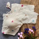 3LATEST KHADI COTTON THREAD SEQUENCE WORK STITCHED BLOUSE PARTY WEAR WHOLESALE PRICE ETHNIC GARMENT (3)