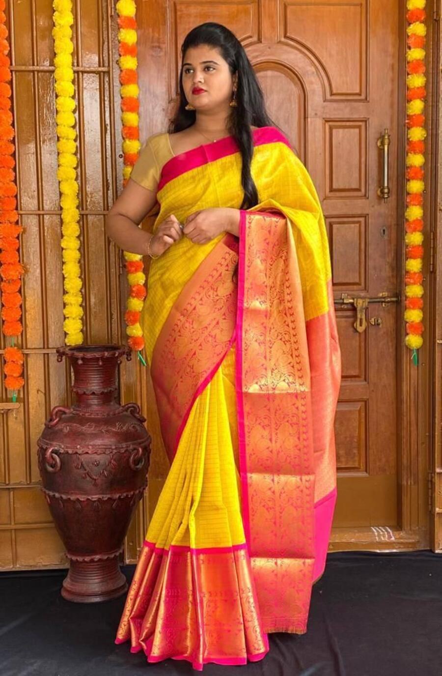3MODERN LICHI SILK JACQUARD WORK SAREE WITH UNSTITCHED BLOUSE SEASONABLE WHOLESALE PRICE ETHNIC GARMENT (10)