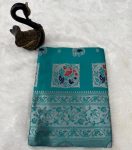 4ATTRACTIVE PAITHANI SILK ZARI MEENAKARI WEAVING SAREE WITH UNSTITCHED BLOUSE PARTY WEAR WHOLESALE PRICE ETHNIC GARMENT (21)
