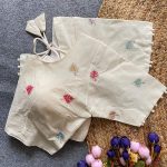 4LATEST KHADI COTTON THREAD SEQUENCE WORK STITCHED BLOUSE PARTY WEAR WHOLESALE PRICE ETHNIC GARMENT (4)