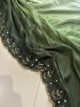 4MODERN CHINON PADDING RICH CUT DANA AND MOTI FLOWERS HANDWORK BORDER SAREE WITH UNSTITCHED BLOUSE FESTIVAL WEAR WHOLESALE PRICE ETHNIC GARMENT (14)