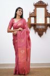 4RICH LOOK LICHI SILK JACQUARD WORK SAREE WITH UNSTITCHED BLOUSE CASUAL WEAR WHOLESALE PRICE ETHNIC GARMENT (15)