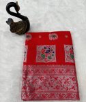 5ATTRACTIVE PAITHANI SILK ZARI MEENAKARI WEAVING SAREE WITH UNSTITCHED BLOUSE PARTY WEAR WHOLESALE PRICE ETHNIC GARMENT (24)