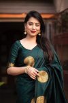 5DESIGNER LICHI SILK JACQUARD WORK SAREE WITH UNSTITCHED BLOUSE PARTY WEAR WHOLESALE PRICE ETHNIC GARMENT (20)