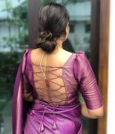 5LATEST SOFT LICHI SILK JACQUARD WORK SAREE WITH UNSTITCHED BLOUSE CASUAL WEAR WHOLESALE PRICE ETHNIC GARMENT (25)