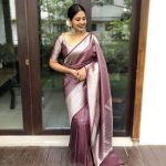 6LATEST SOFT LICHI SILK JACQUARD WORK SAREE WITH UNSTITCHED BLOUSE CASUAL WEAR WHOLESALE PRICE ETHNIC GARMENT (28)
