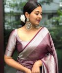 6LATEST SOFT LICHI SILK JACQUARD WORK SAREE WITH UNSTITCHED BLOUSE CASUAL WEAR WHOLESALE PRICE ETHNIC GARMENT (28)