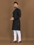7FASHIONABLE RAYON HEAVY EMBROIDERY WITH SEQUENCE WORK KURTA PAYJAMA WHOLESALE PRICE ETHNIC GARMENT (18)