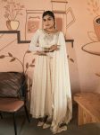 DESIGNER GEORGETTE EMBROIDERY SEQUENCE AND CODING WORK GOWN BOTTOM WITH DUPATTA OFF WHITE