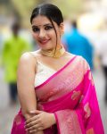 ATTRACTIVE BANARASI SOFT SILK WEAVING WORK SAREE WITH UNSTITCHED BLOUSE FESTIVAL WEAR WHOLESALE PRICE ETHNIC GARMENT (4)