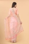 ATTRACTIVE BUTTERFLY NET AARI AND DIAMOND WORK SAREE WITH UNSTITCHED BLOUSE WEDDING WEAR WHOLESALE PRICE ETHNIC GARMENT (15)