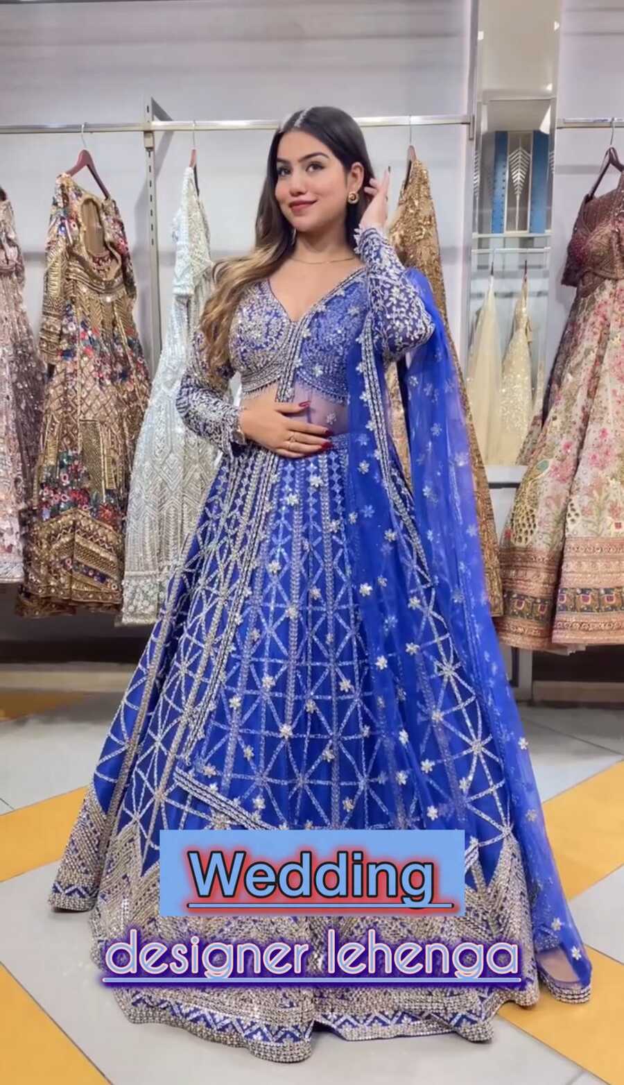 ATTRACTIVE CHINON EMBROIDERY SEQUENCE CODING DESIGN WORK LEHENGA CHOLI WITH DUPATTA WEDDING WEAR WHOLESALE PRICE ETHNIC GARMENT (5)