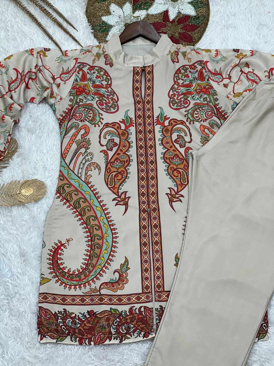 ATTRACTIVE CREPE DIGITAL PRINT WORK CO-ORD SET CASUAL WEAR WHOLESALE PRICE ETHNIC GARMENT (11)