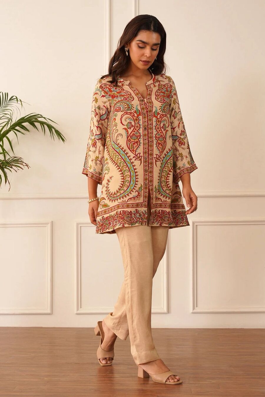 ATTRACTIVE CREPE DIGITAL PRINT WORK CO-ORD SET CASUAL WEAR WHOLESALE PRICE ETHNIC GARMENT (13)