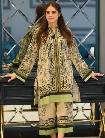 ATTRACTIVE CREPE DIGITAL PRINT WORK CO-ORD SET PISTA