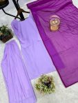 ATTRACTIVE CREPE PLAIN WORK TOP PATIYALA WITH DUPATTA PARTY WEAR WHOLESALE PRICE ETHNIC GARMENT (9)